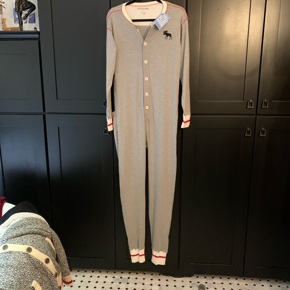 Little Blue House Mens One Piece Pajama